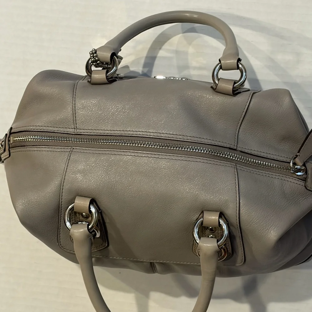 Coach pebbled leather